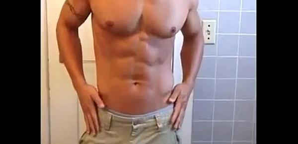  hot hunk solo shower